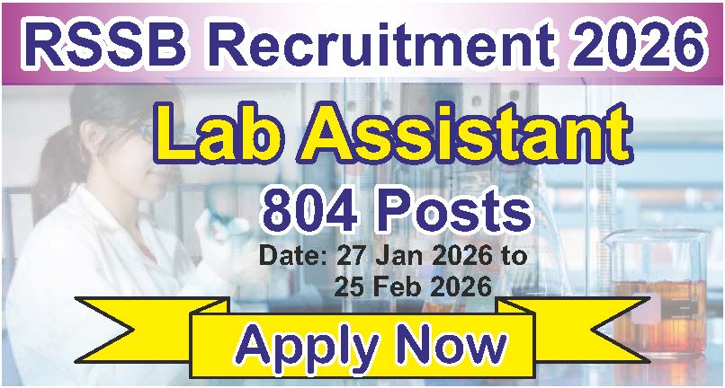 RSSB Lab Assistant Recruitment 2026