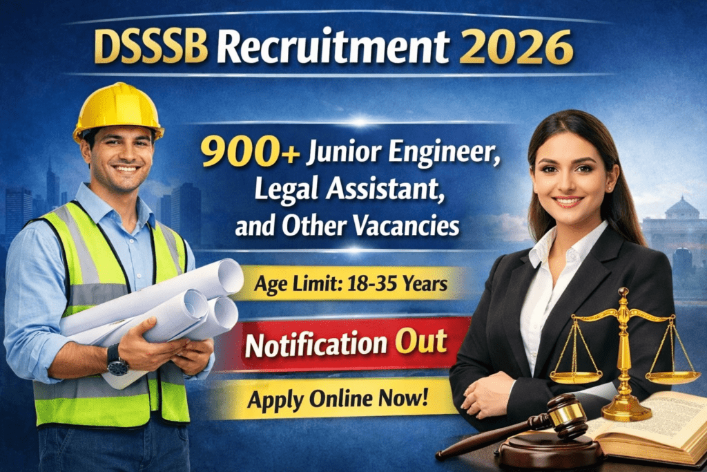 DSSSB Recruitment 2026