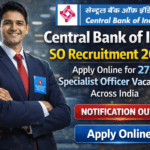 Central Bank of India SO Recruitment 2026