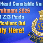 SSB Head Constable Non-GD Recruitment 2026