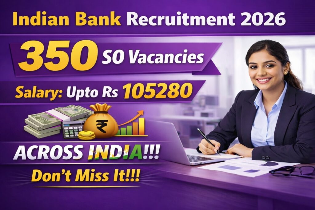 Indian Bank Recruitment 2026